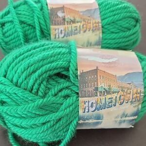 Hometown Green Yarn 2 Skeins